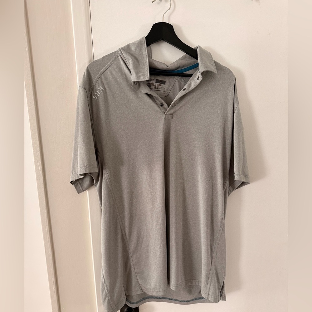 5.11 Tactical Men's Gray Performance Polo